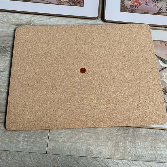 Vintage Pimpernel large Asian Oriental cork place mats set of 4 - two sets Ava - Picture 7 of 9